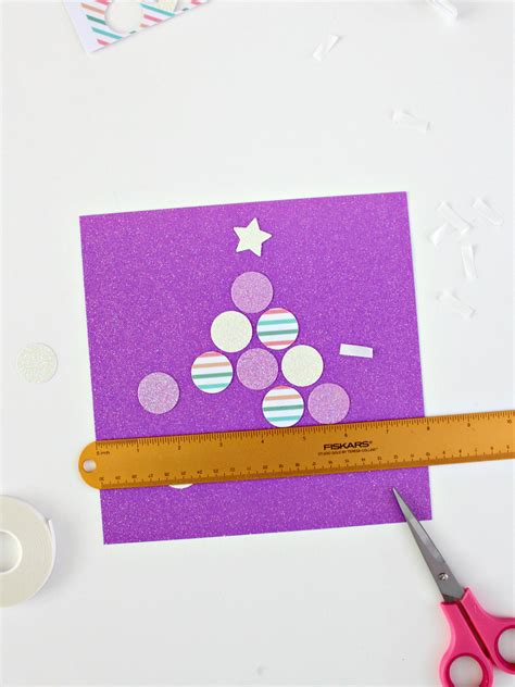 Paper Punched Christmas Tree Art