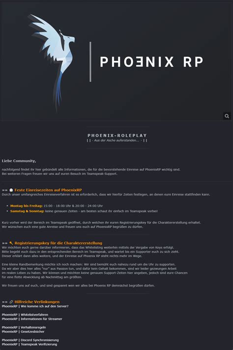 Pc Phoenix Rpde Deutscher Gtav Roleplay Server