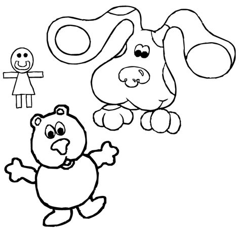 Coloring with blue is as easy as 1, 2, 3 when you plug this controller into your tv and unleash your child's inner artist. Blues Clues Coloring Pages - GetColoringPages.com
