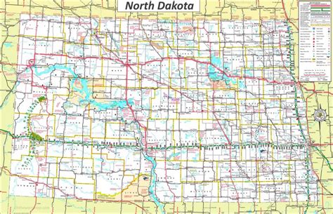 Map Of Cities In North Dakota World Map