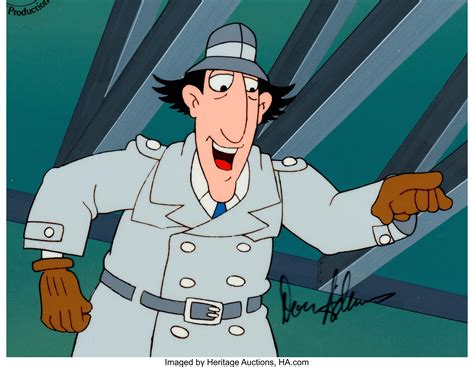 Inspector Gadget Production Cel Drawing And Painted