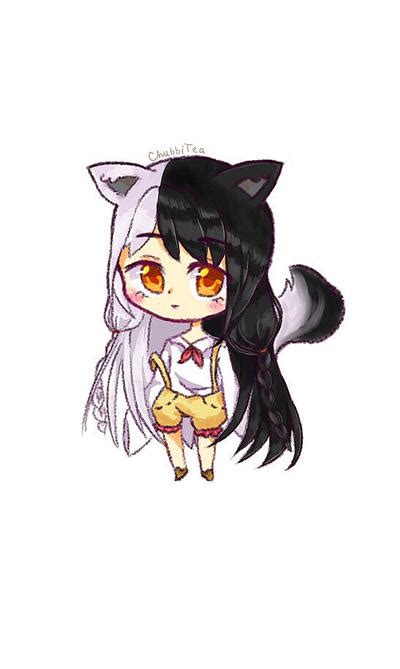 Chibi Fox Girl By Chubbitea On Deviantart