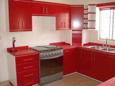 El estilo retro se basa en recordar las décadas de los 60 y 70 del siglo xx y está enfocado a recrear un cierto estilo industrial. Cocina Integral contemporanea en color blanco y rojo ...