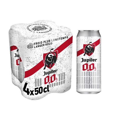 Jupiler Bier Zonder Alcohol Blik 4 X 50 Cl Delhaize
