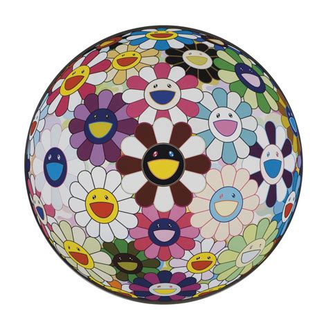 Takashi Murakami B 1962 Flower Ball Brown Christies