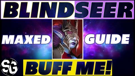 Seer mastery and equipment guide. BLIND SEER GUIDE MASTERIES GAMEPLAY RAID SHADOW LEGENDS ...
