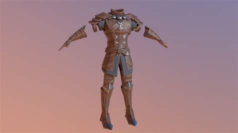 Leather Armor 3d Model By Medji 3b982ce Sketchfab