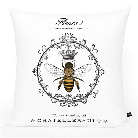 French Queen Bee Pillow Cover French Country Farmhouse Etsy