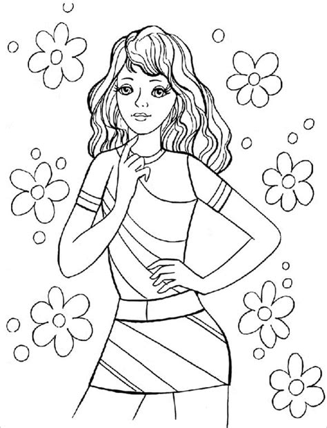 20 Teenagers Coloring Pages Pdf Png