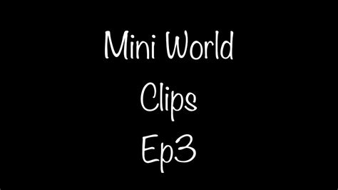 Mini World Clips The Best Clips Ever Insane Bridging And Clutching