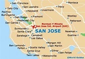 Map Of California Near San Jose – Map Of Usa District - San Jose ...