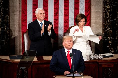 Opinion Nancy Pelosi Literally Rips Trumps Speech Apart The New