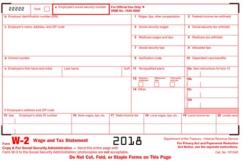 W2 Form Generate Printable W2 Form Online At Stubcreator