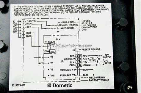 dometic digital thermostat wiring diagram manual  books dometic capacitive touch thermostat
