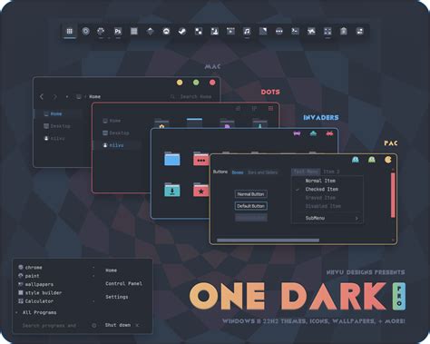 One Dark Pro For Windows 11 By Niivu On Deviantart