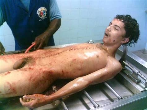 Naked Dead Guy Needs A Morgue Wash