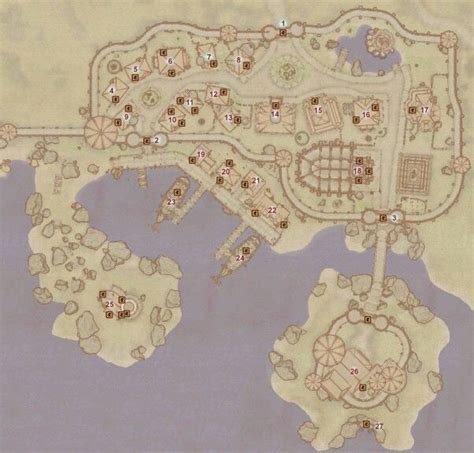Elder Scrolls Iv Oblivion Map Of Anvil Character And Setting