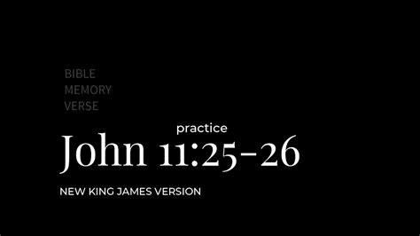 Bible Verse John 1125 26 Nkjv On An Approximately 5 Minute Repeat