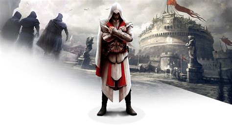 2048x1152 Ezio In Assassins Creed Brotherhood 2048x1152 Resolution Hd