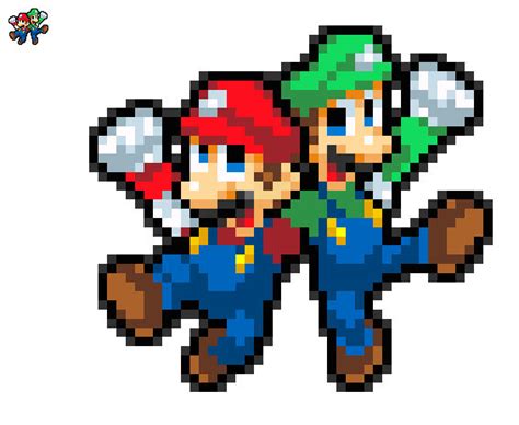Mario And Luigi Jump Render By Wahoomario On Deviantart