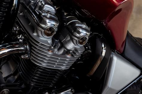 Premium Photo Closeup Motorcycle Engine