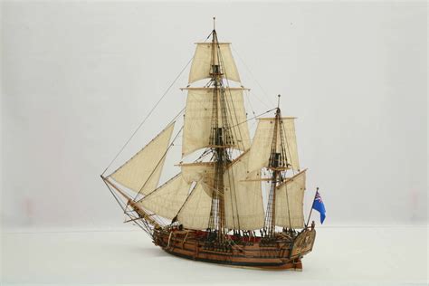 Ship Model English Bomb Ketch Glory Of 1760 Tall Ship
