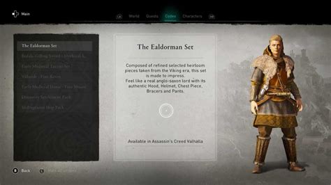 How To Unlock The Ealdorman Set In Assassin S Creed Valhalla Discovery