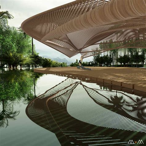 Jungle Pavilion by MxM in Indonesia - ParametricArchitecture