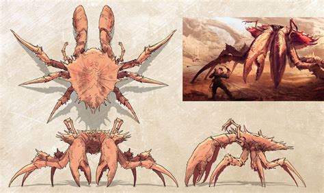 I Had The Idea For Giant Sand Crabs When Working On The Parched Burg 3
