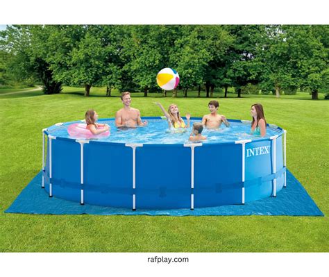 Intex Pool Pool 457 X 122 Cm 28242 Frame Pool Set Rondo Blue Rafplay