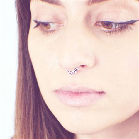 Minimalist Faux Septum Ring By Staxx