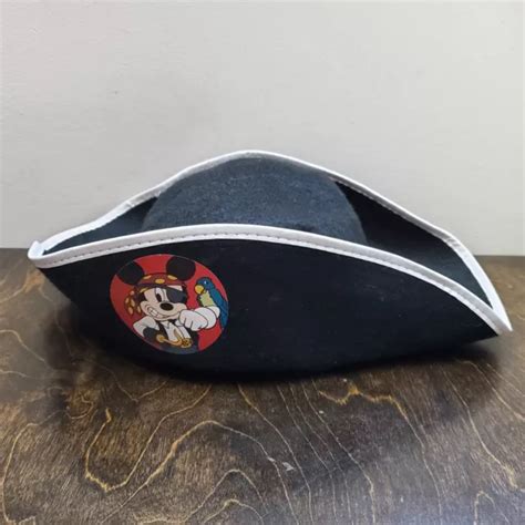 DISNEY MICKEY MOUSE Hat Pirates Of The Caribbean Buccaneer Tricorn