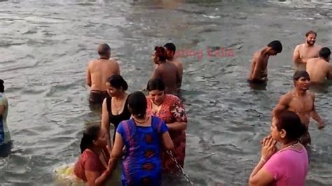 Haridwar Yatra Ganga Snan Open Bath Youtube
