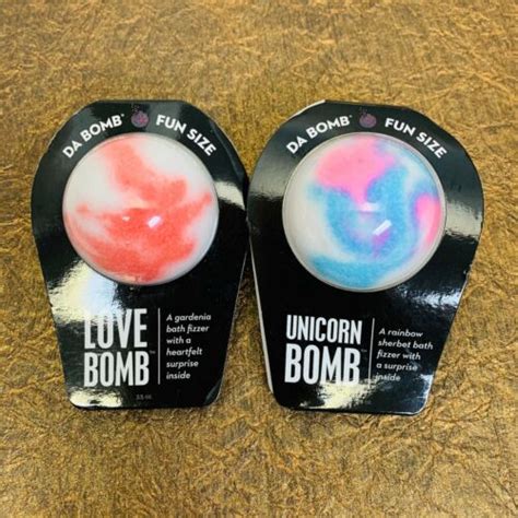 Da Bomb Bath Fizzers Unicorn And Love Bomb 35oz With Surprise Inside Ebay