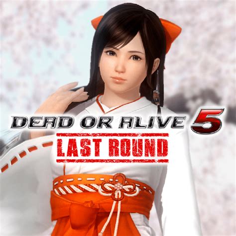 Dead Or Alive 5 Last Round Shrine Maiden Costume Kokoro 2017 Playstation 4 Box Cover Art