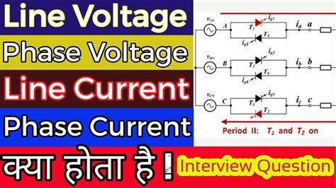 What Is Line Voltagephase Voltageline Current And Phase Currentline