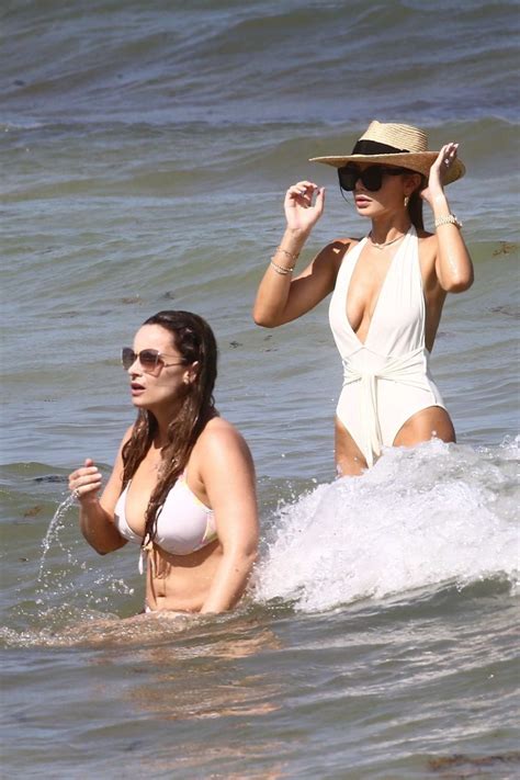 Keleigh Sperry In White Swimsuit Gotceleb