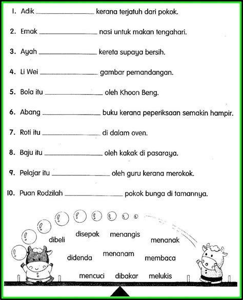 Contextual translation of english to bahasa melayu into malay. Image result for soalan penulisan bahasa melayu tahun 1 ...