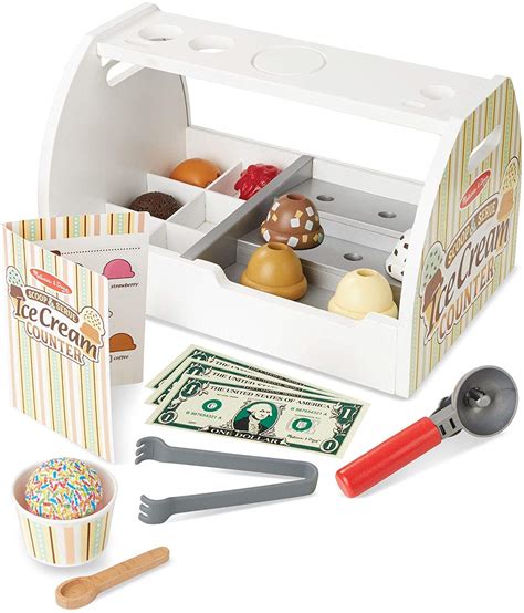 Melissa And Doug Wooden Scoop And Serve Ice Cream Counter Best