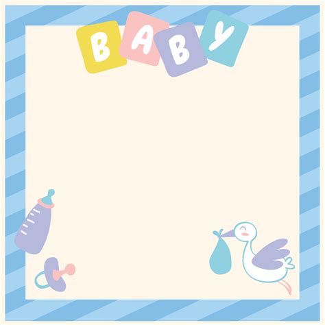10 Best Free Printable Baby Shower Borders Pdf For Free At Printablee