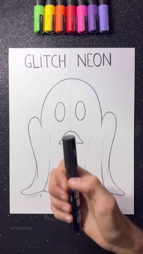 Glitch Vs Neon Whats Your Favorite Technique ⭐️ Artist Oh My God