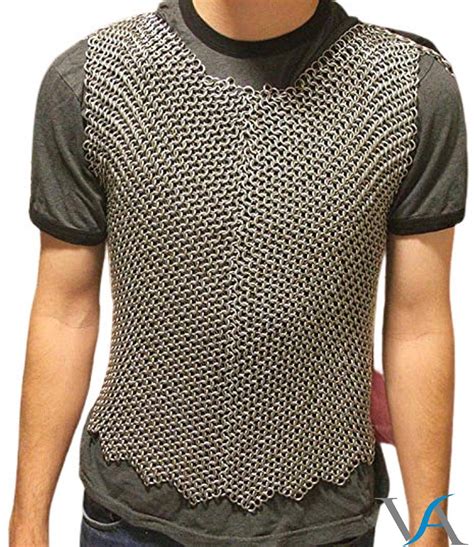 Medieval Aluminium Chainmail Shirt Butted Chain Mail Etsy