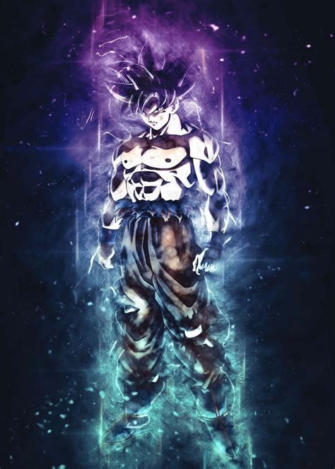 Browse millions of popular goku wallpapers and ringtones on zedge and personalize your phone to suit you. 'son Goku ultra instinct' Metal Poster - El Rik | Displate ...