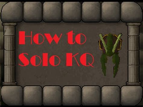 This means you are out collecting resources, mainly ores. OSRS Kalphite queen solo guide (veracs) - YouTube