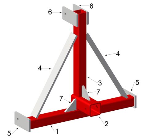 Need a trailer wiring diagram? Free three point linkage trailer hitch adapter plans for a tractor. | Tractor idea, Tractors ...