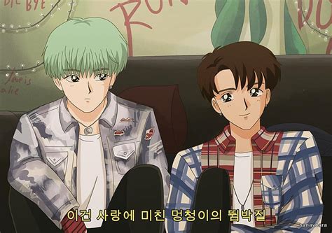 If Bts Starred In A 90s Anime This Is What They Would Look Like Koreaboo