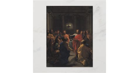 Christ Instituting The Eucharist Postcard Zazzle
