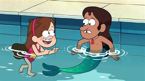 Mabel And Mermando In Gravity Falls