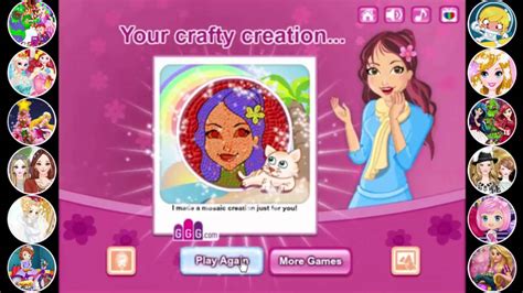 Betsy Crafts Mosaics Girl Game Walkthrough Video Games For Kids
