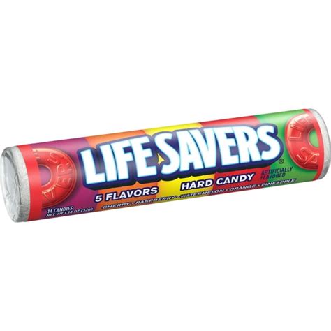 Life Savers 5 Flavors Hard Candy 114 Ounce Roll